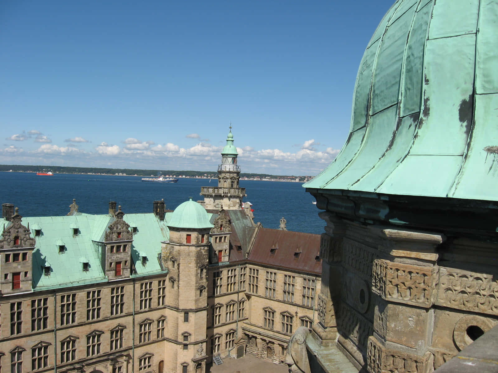 Kronborg Castle Copper Green Roof
