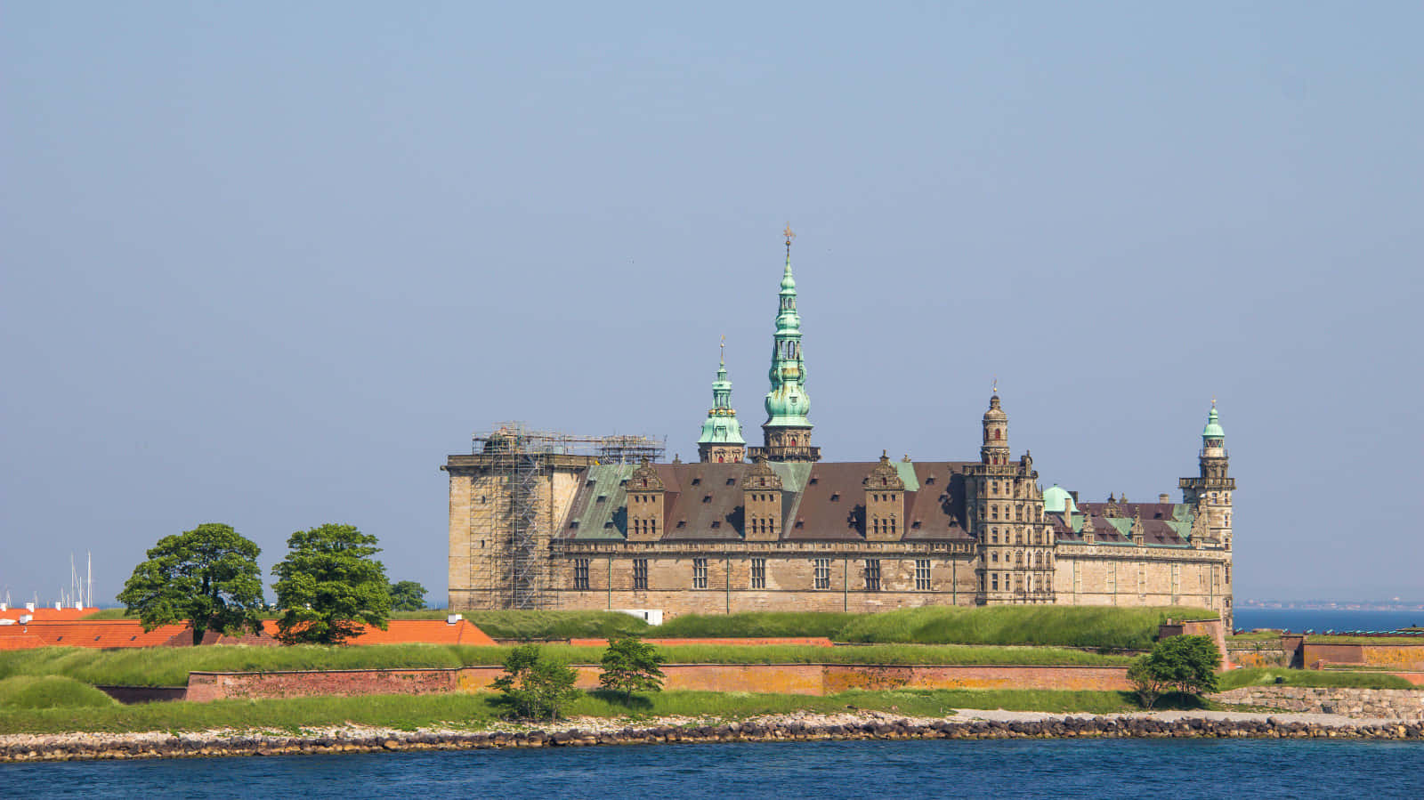 Kronborg Castle Gloomy Sky