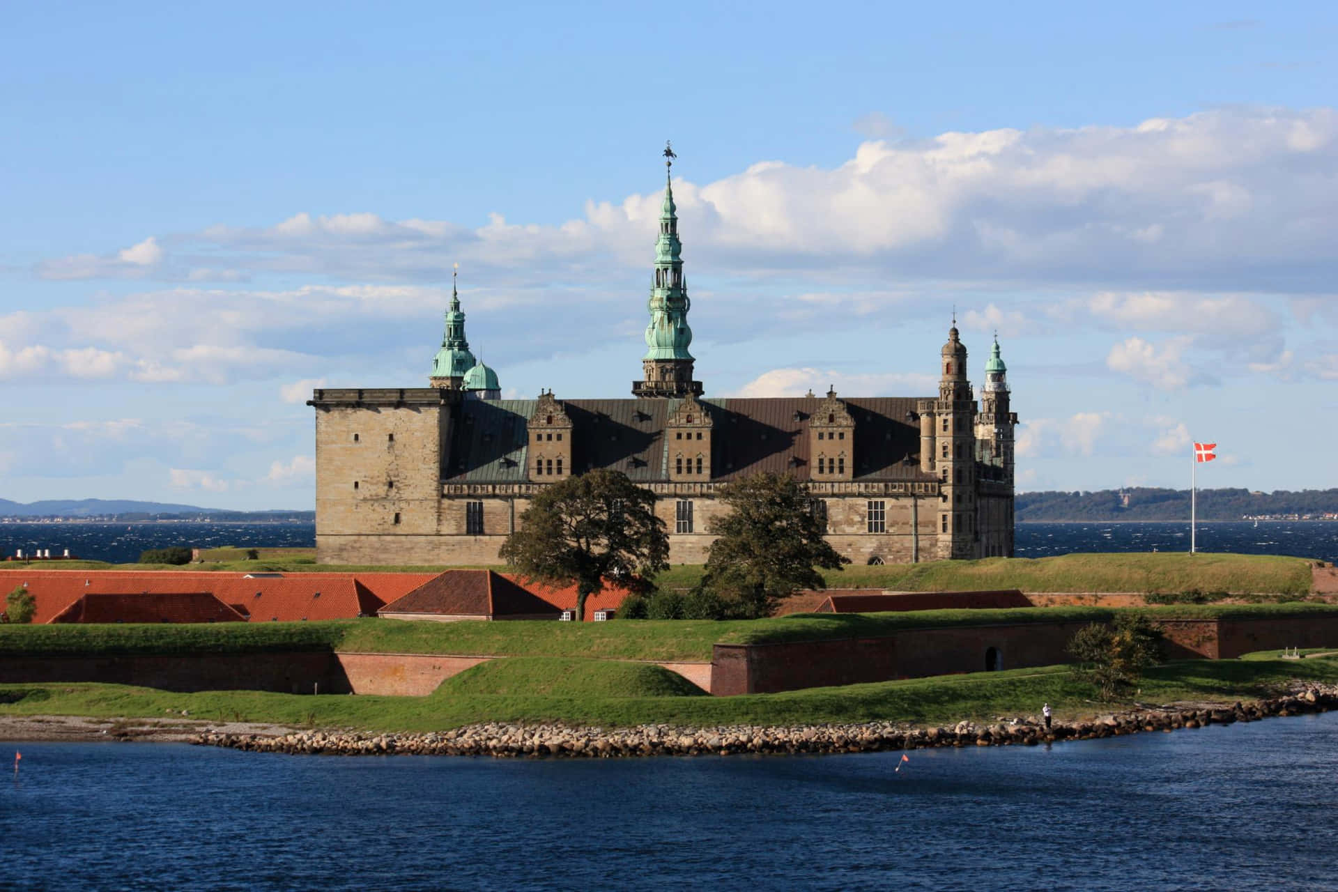 Kronborg Castle Home Of Shakespeare Hamlet Background