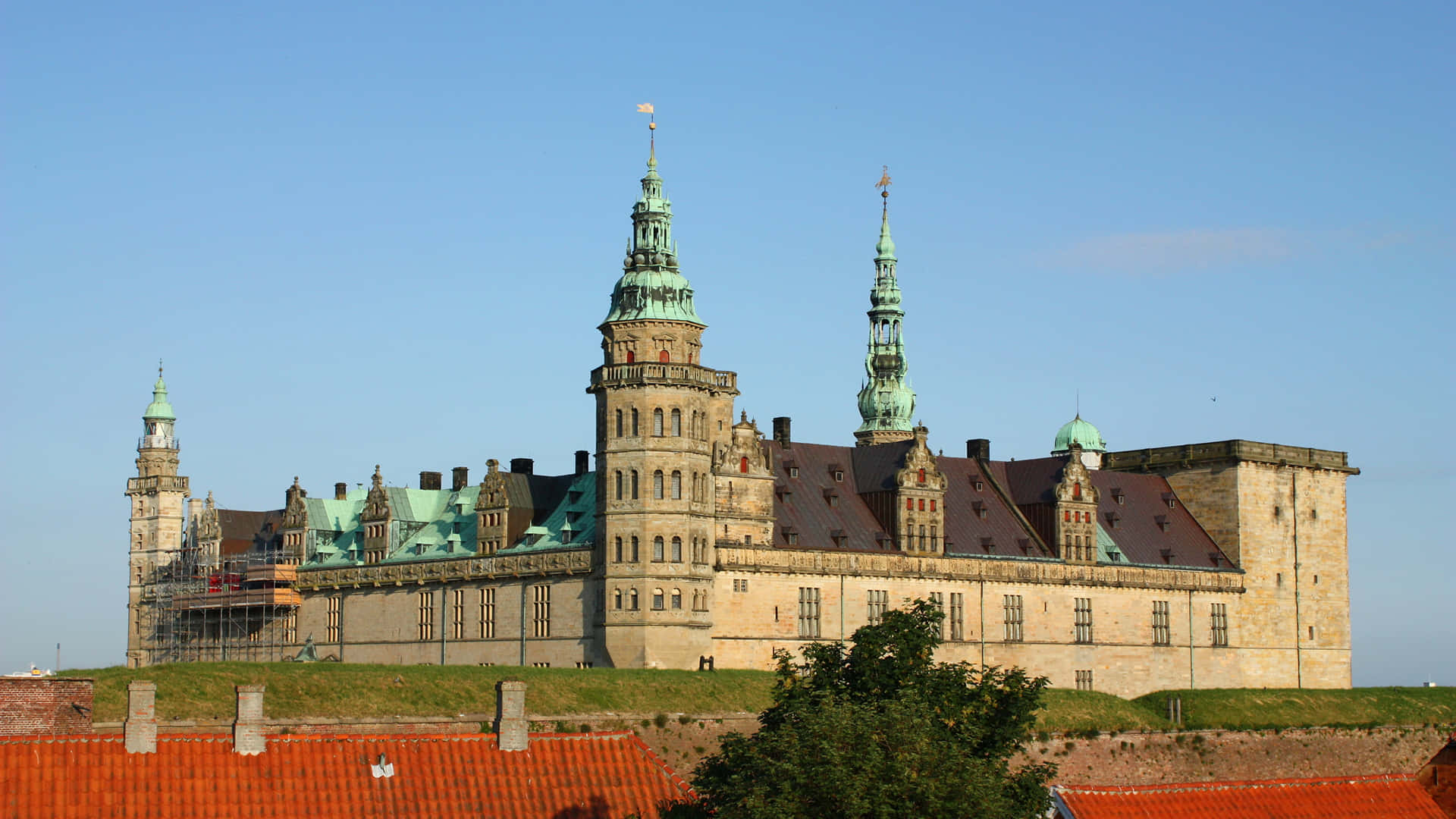Kronborg Castle In Denmark