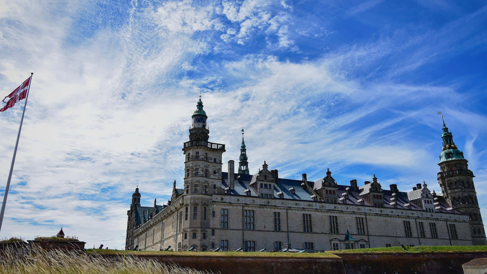 Kronborg Castle Military Fortress Background