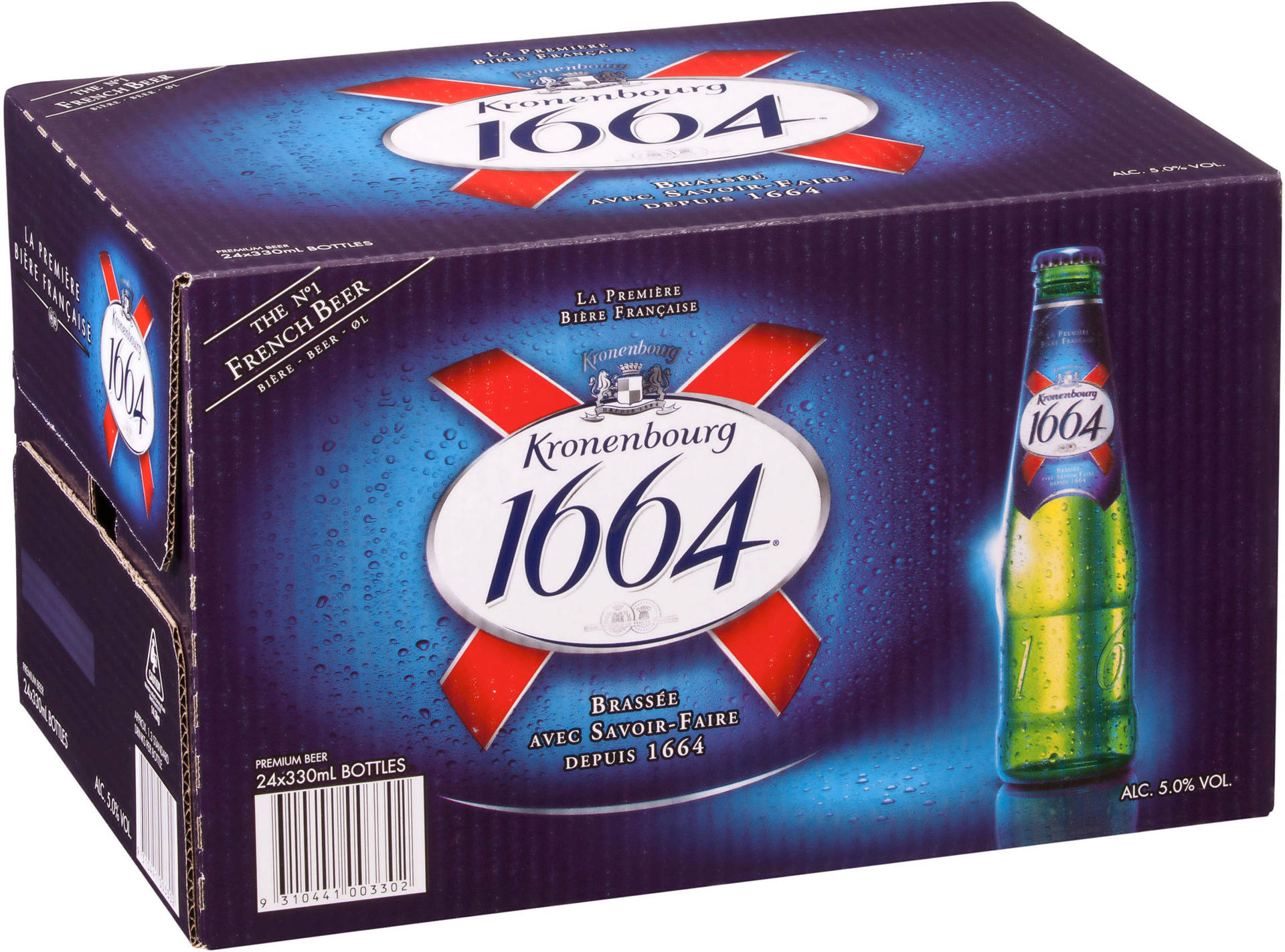 Kronenbourg Carton Close Up Background