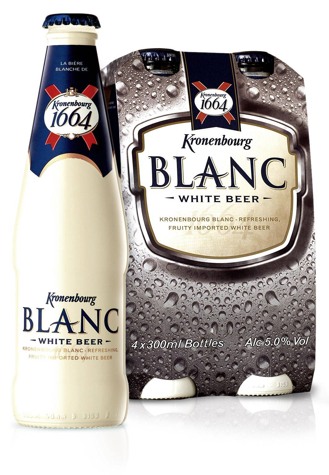 Kronenbourg White Beer Background