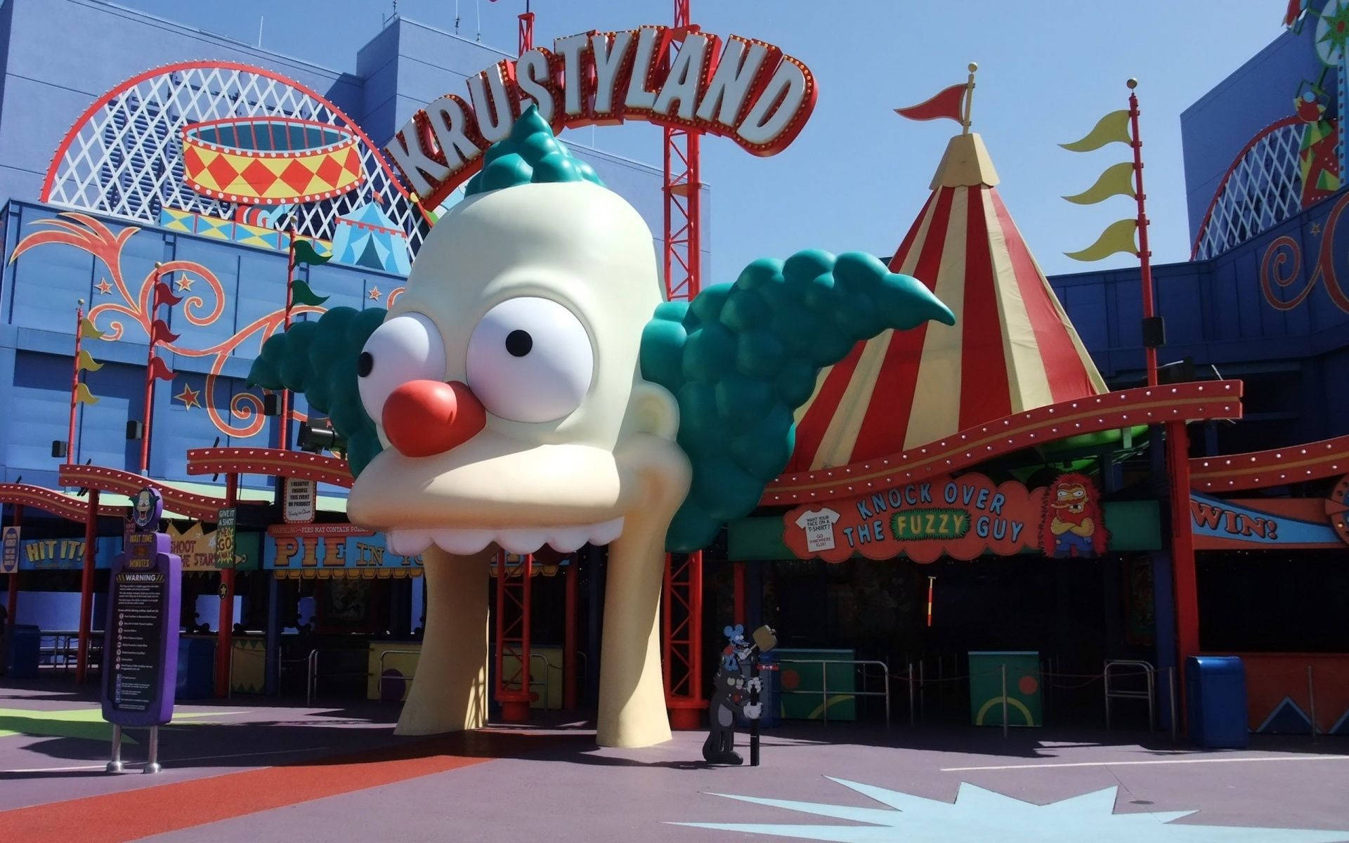 Krustyland Entrance Universal Studios Background