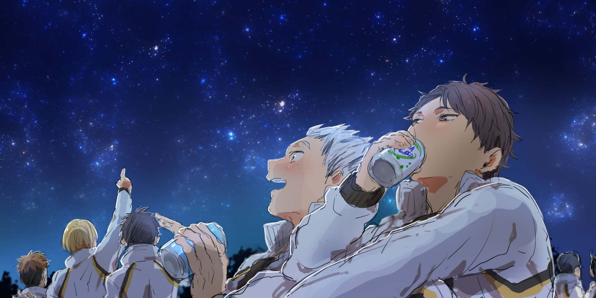 Ktar Bokuto With Fukuradani Academy Teammates