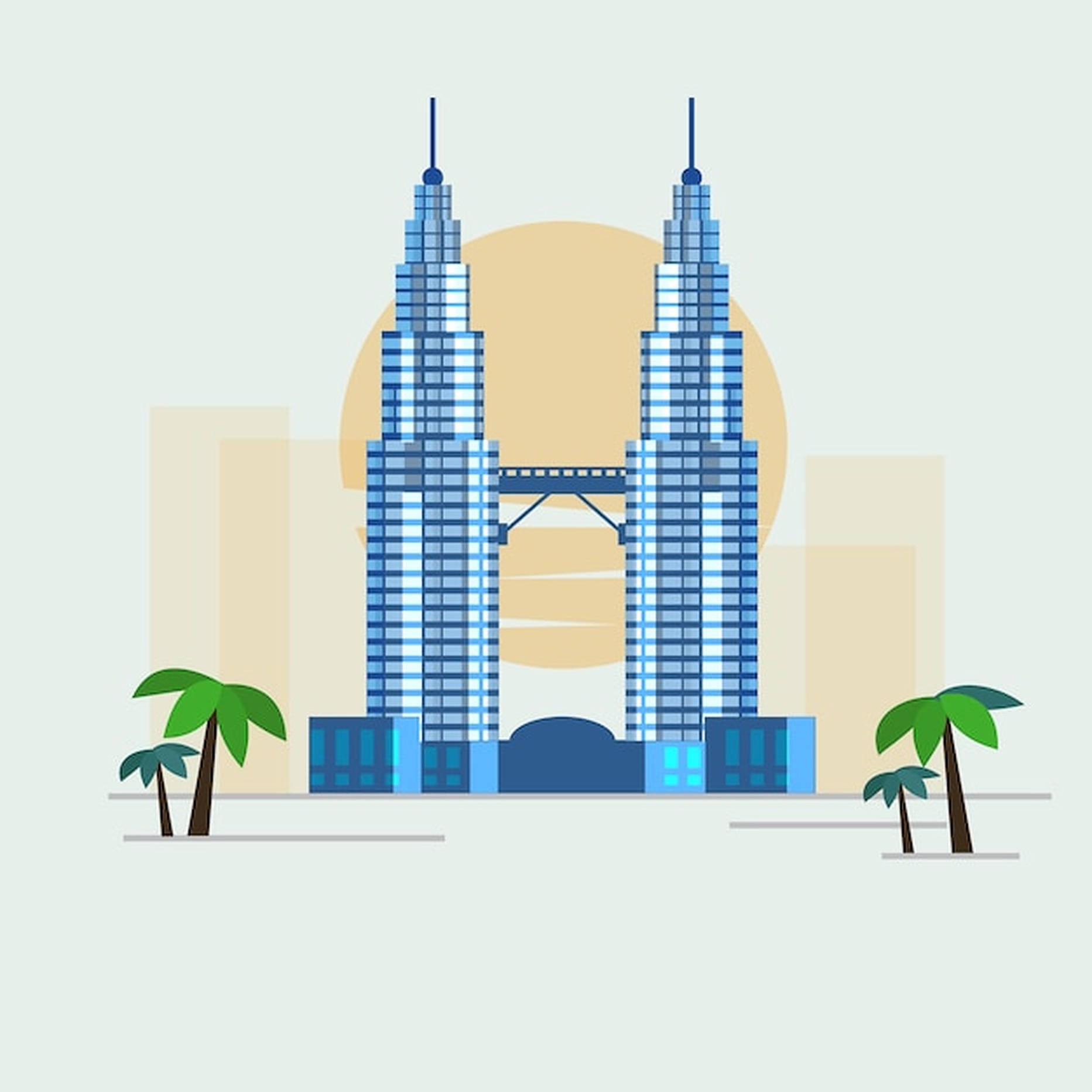 Kuala Lumpur Illustration Art