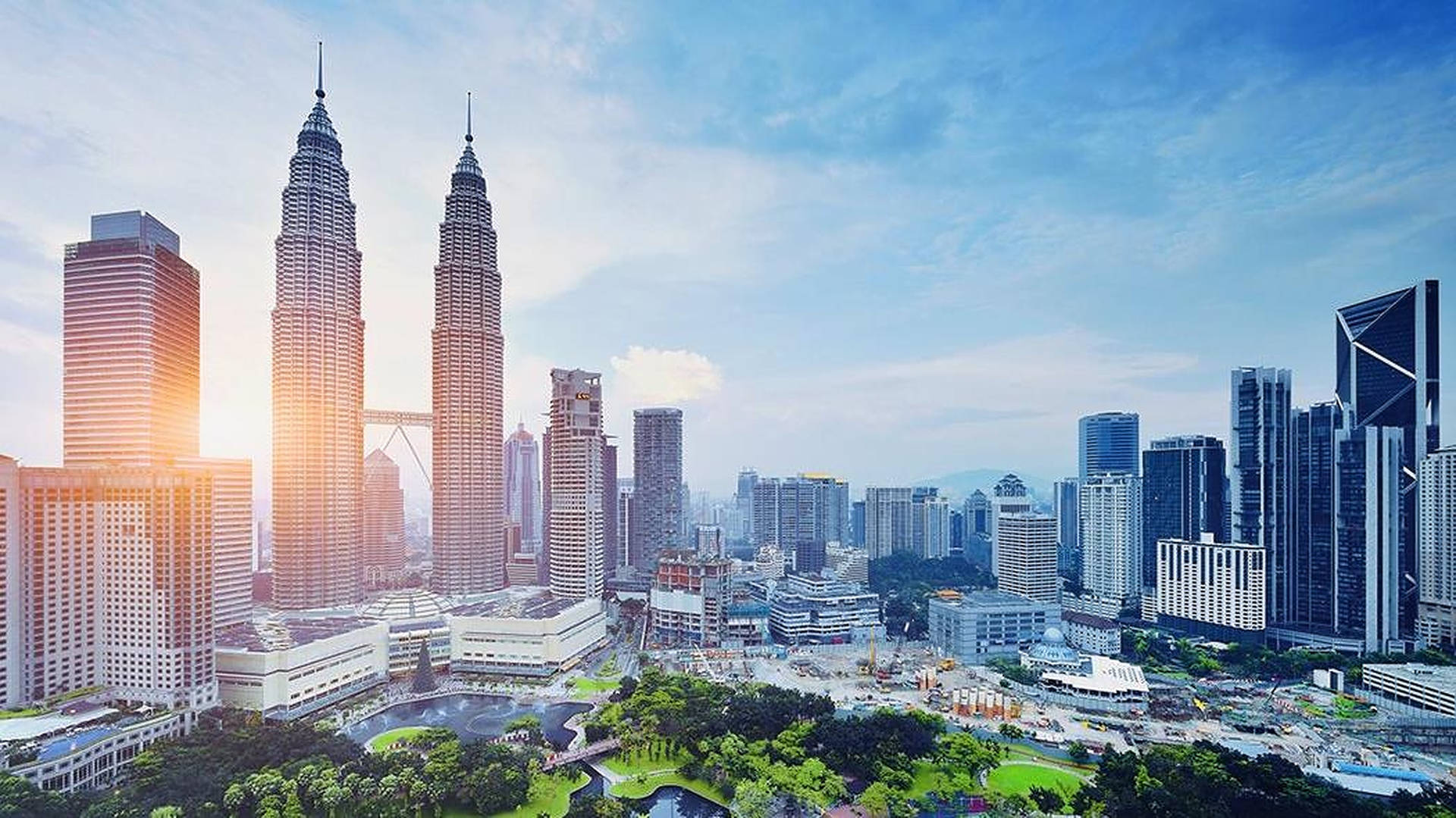 Kuala Lumpur Panoramic View Background