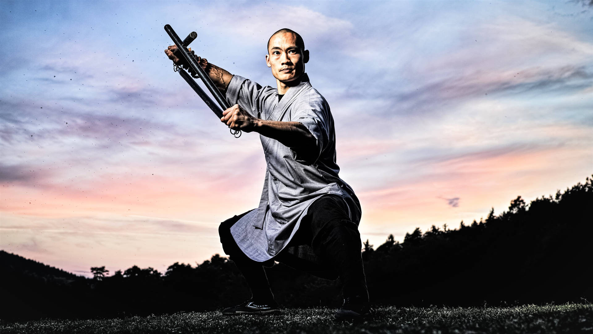 Kung Fu Headmaster Shi Heng Yi Background