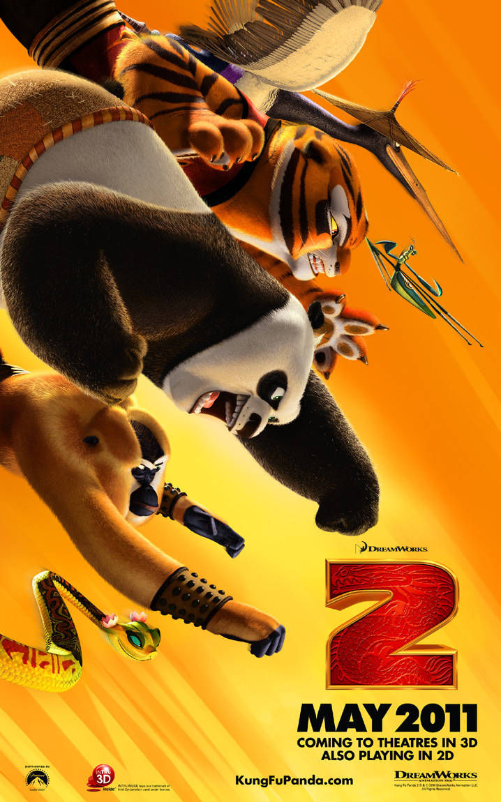 Kung Fu Panda 2 Leaning Attack Background