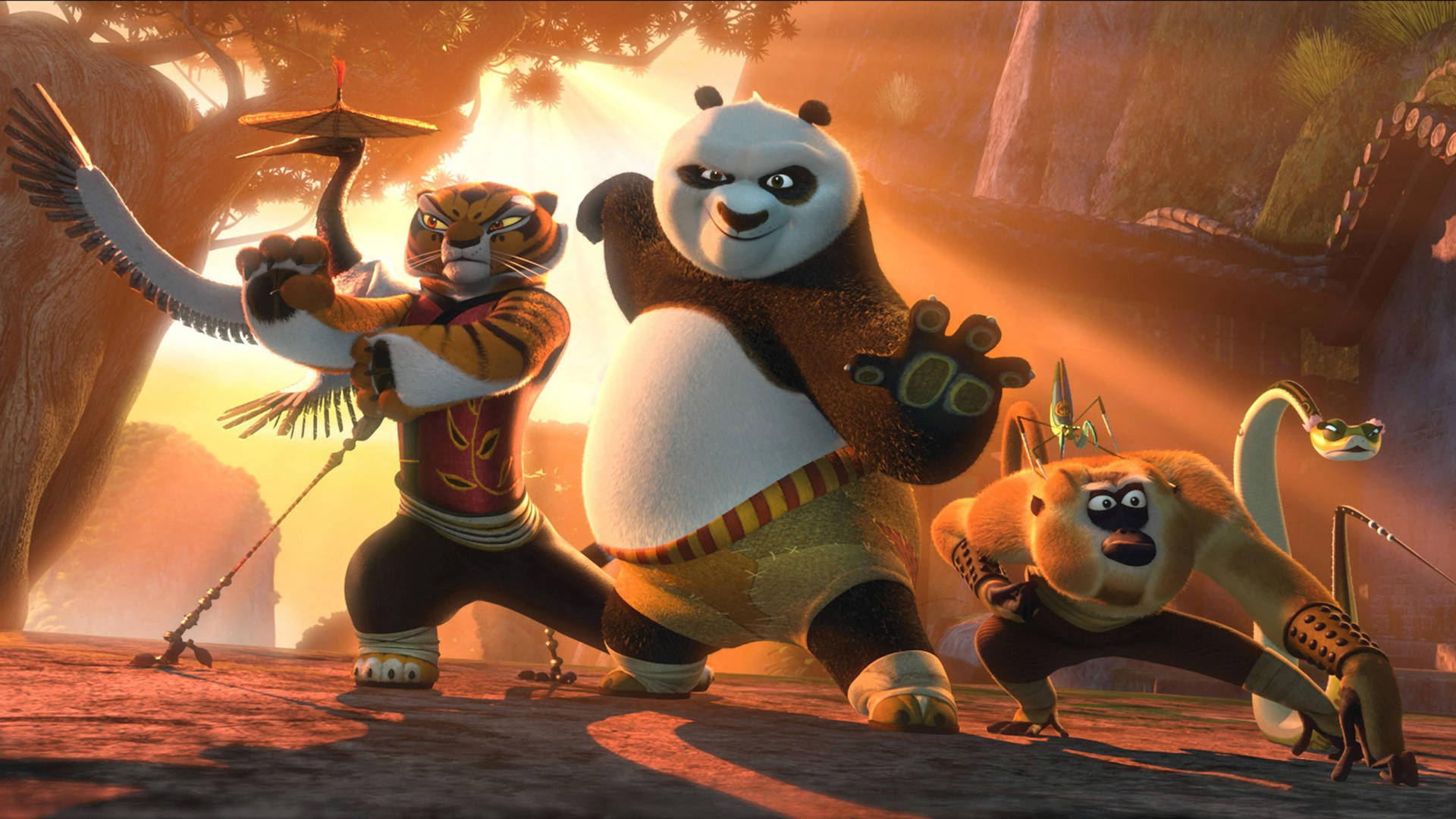 Kung Fu Panda 2 Masters Pose