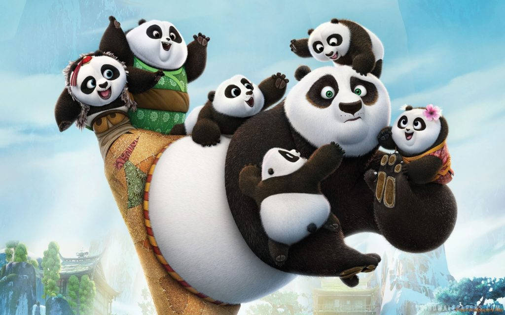 Kung Fu Panda Balancing Children