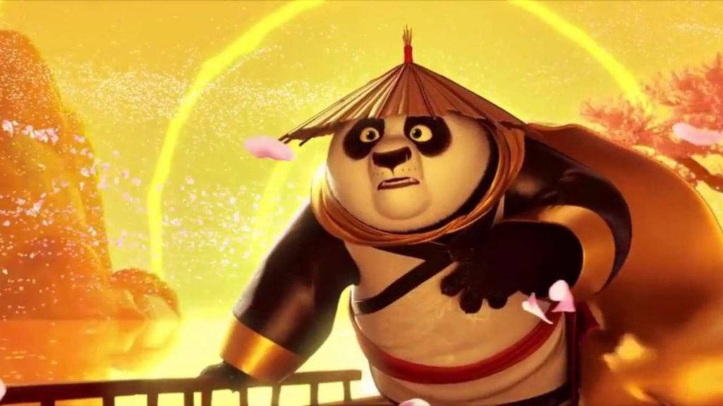 Kung Fu Panda In Dragon Warrior Clothes