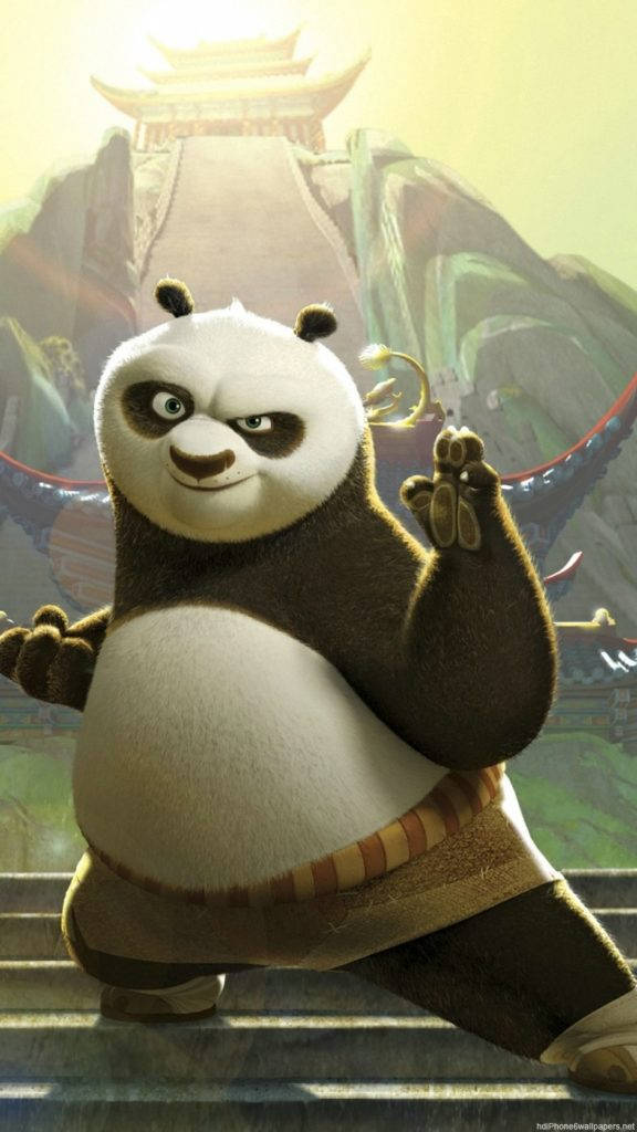 Kung Fu Panda Po Iphone 6 Background