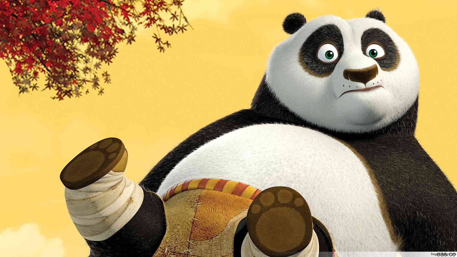 Kung Fu Panda With His Belly Out