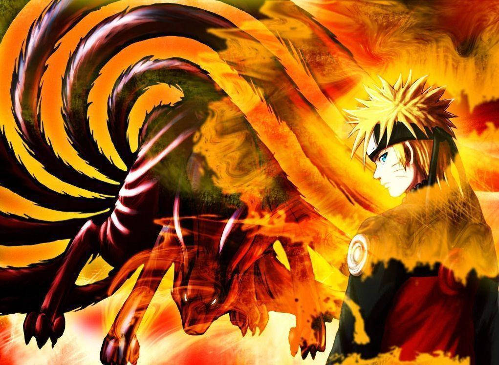Kurama And Naruto Hd Background