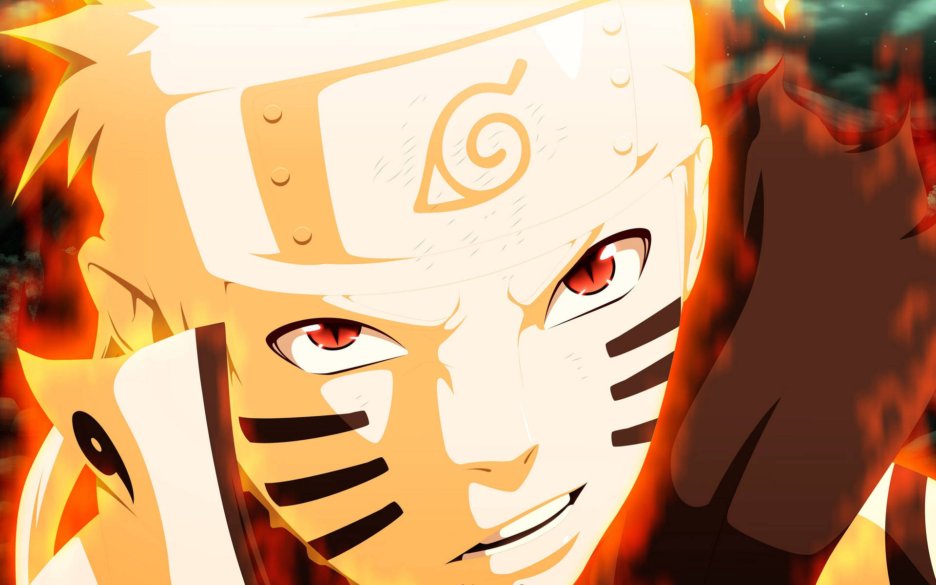 Kurama Naruto 4k Face Background