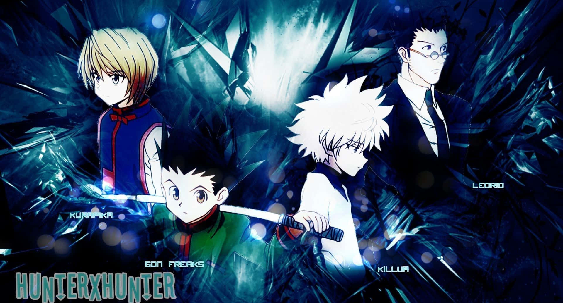 Kurapika Leorio Killua And Gon Hunter X Hunter Background