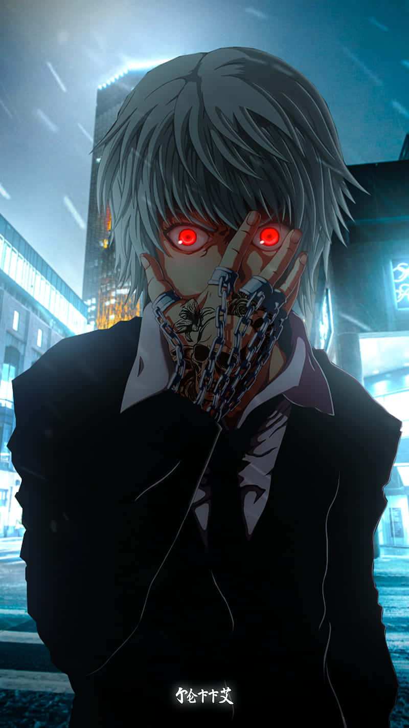 Kurapika With Red Eyes Hxh Pfp Background