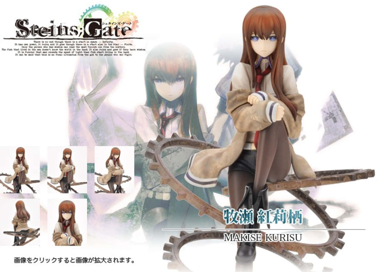 Kurisu Makise - A Glimpse Into The World Of Science Background