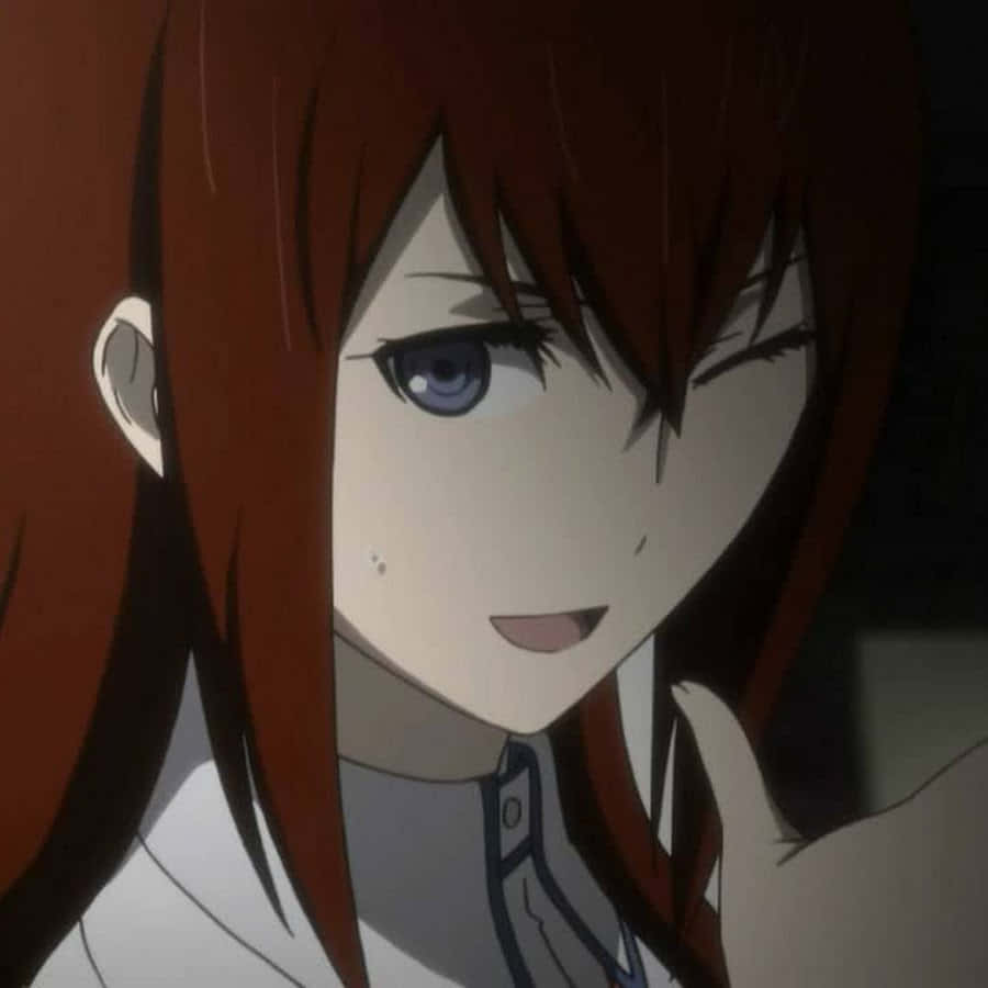 Kurisu Makise - Brilliant Mind In Anime Background