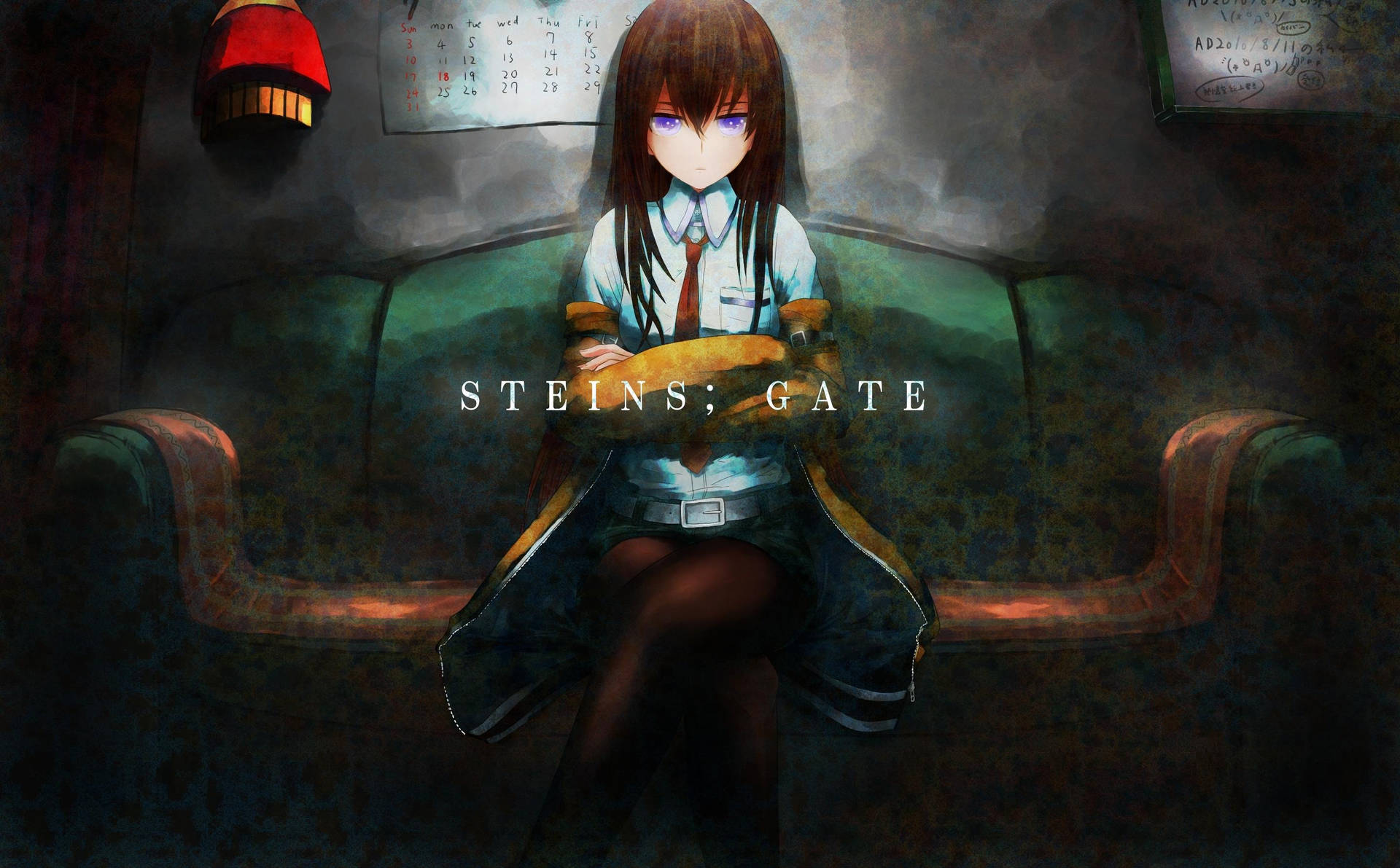 Kurisu Makise Of Steins Gate Poster Background
