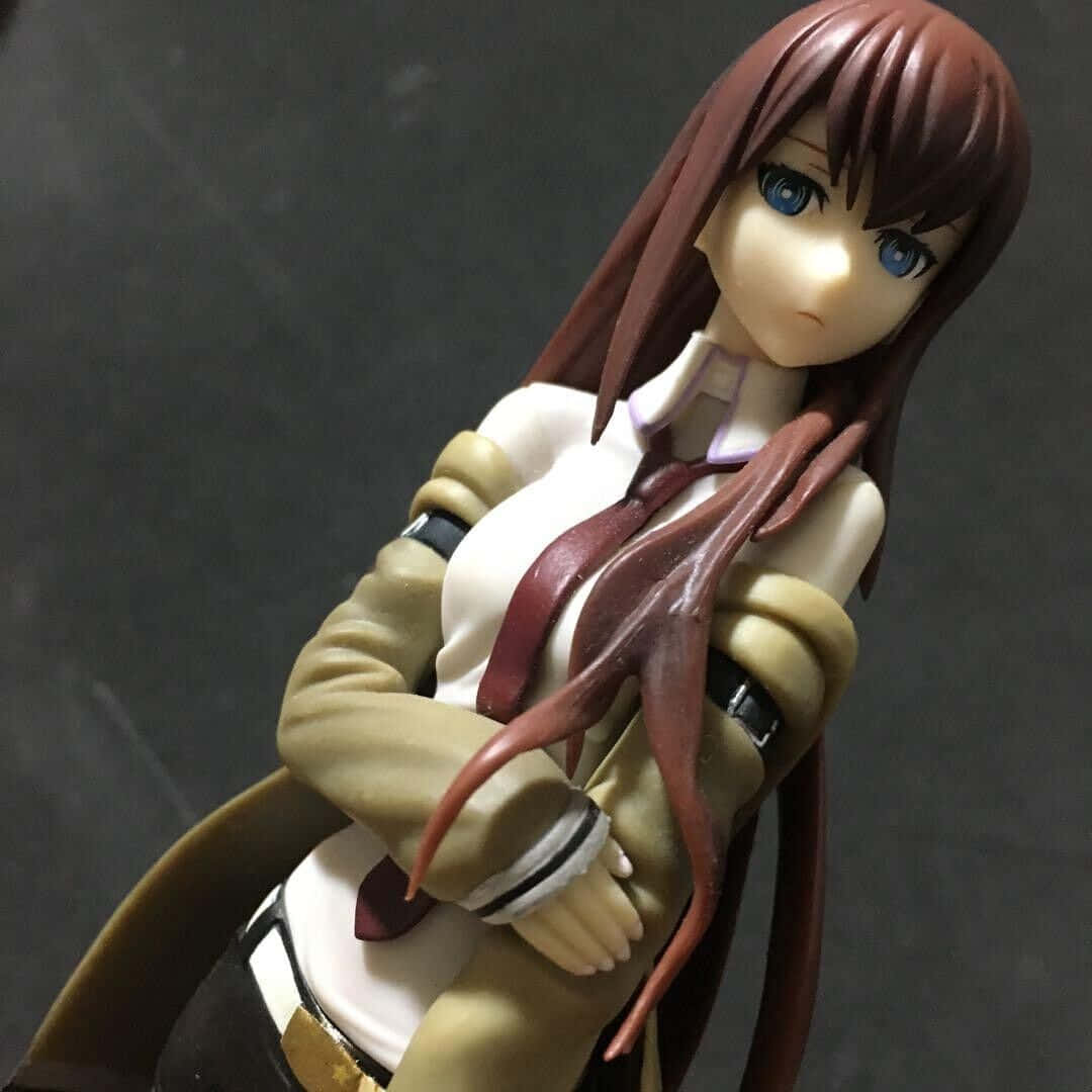 Kurisu Makise: The Brilliant Mind In Action Background