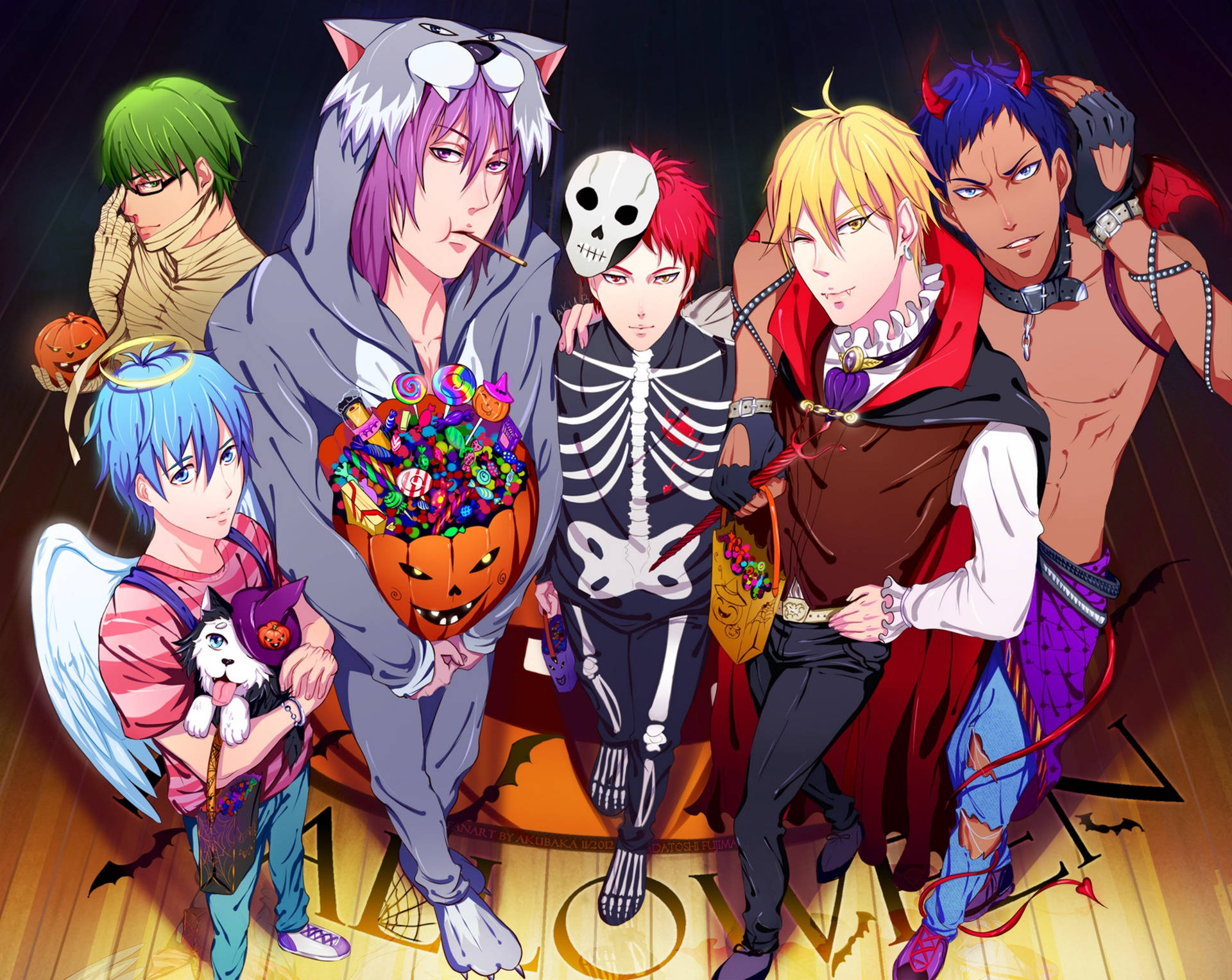 Kuroko Characters In Halloween Outfits