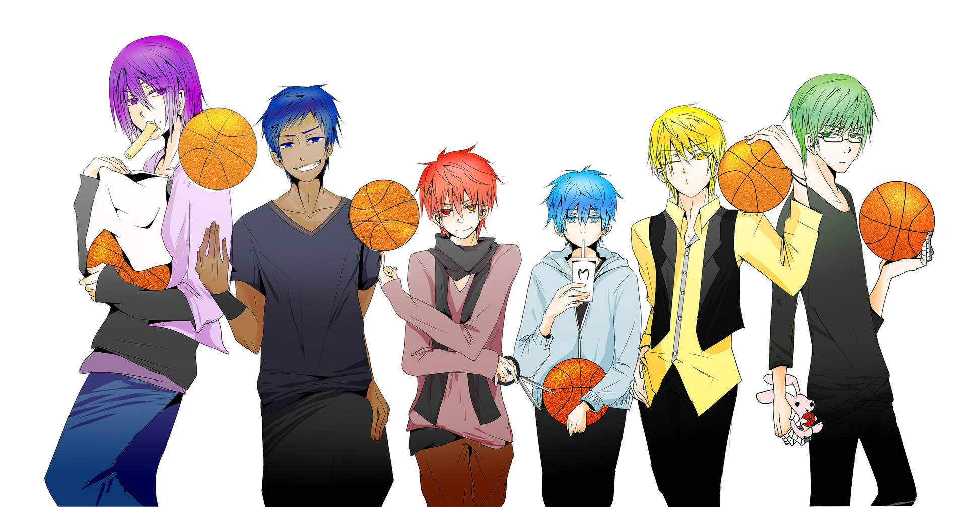 Kuroko No Basket Anime Fanart Background