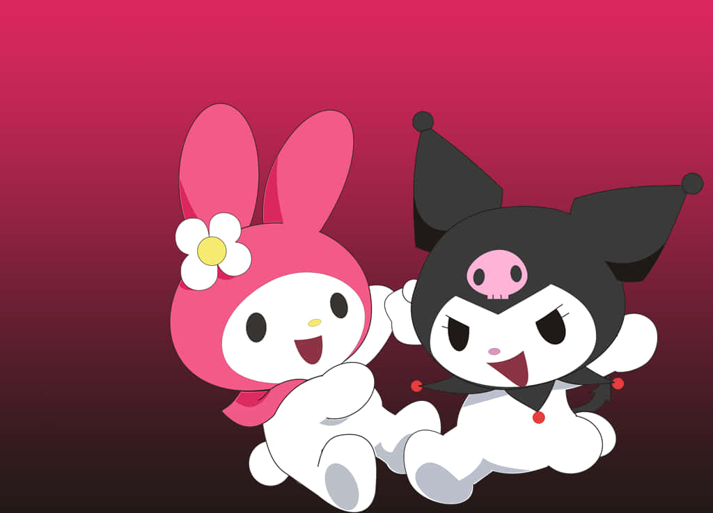 Kuromi And My Melody Desktop Background