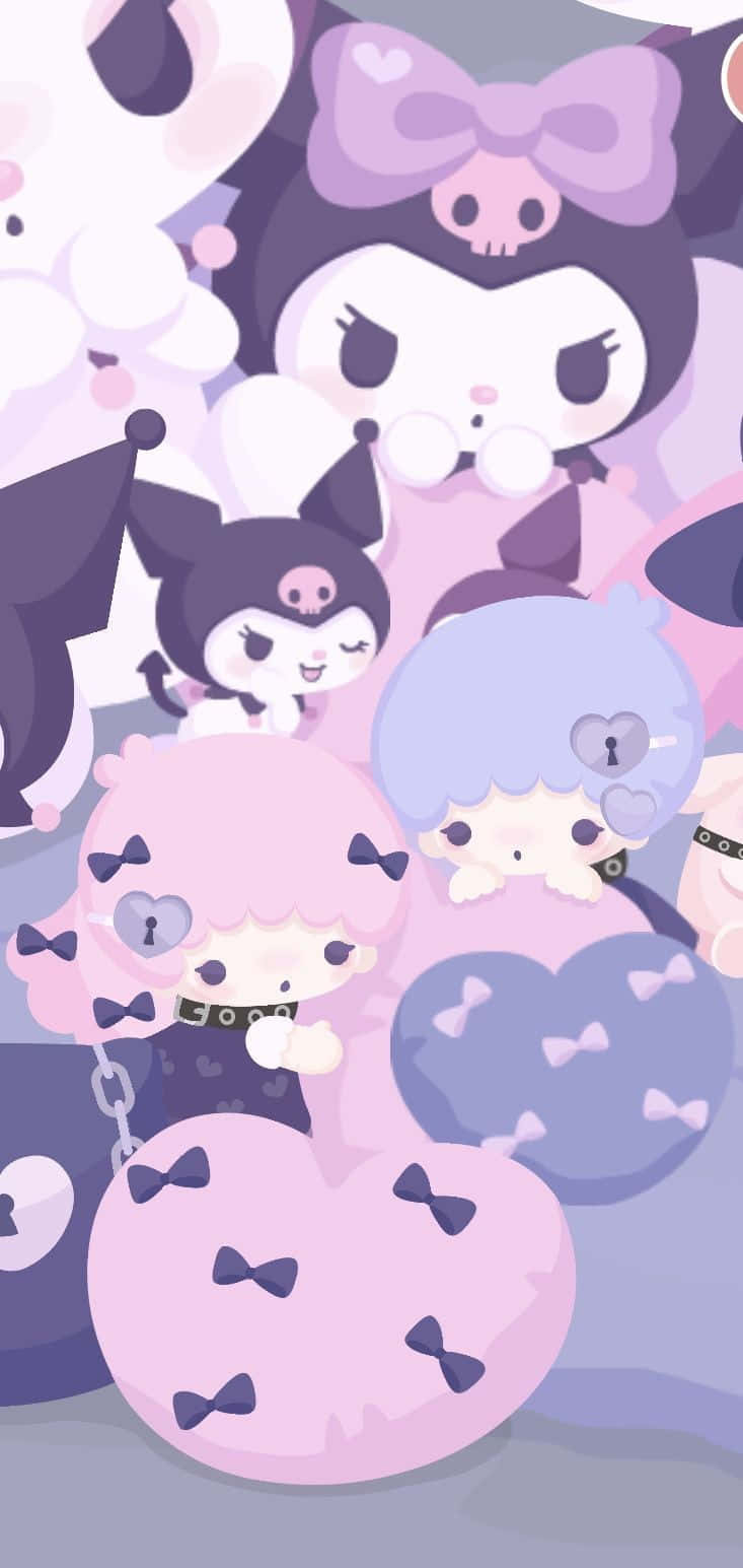 Kuromi - Live Life Aesthetically Background