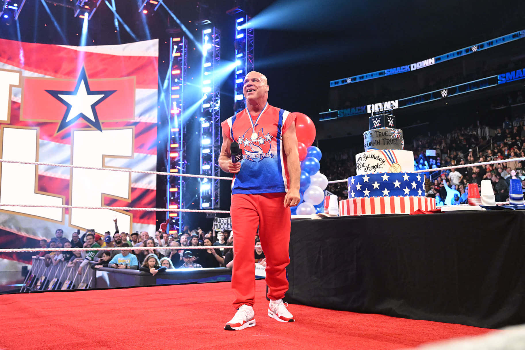 Kurt Angle 54th Birthday Celebration Background