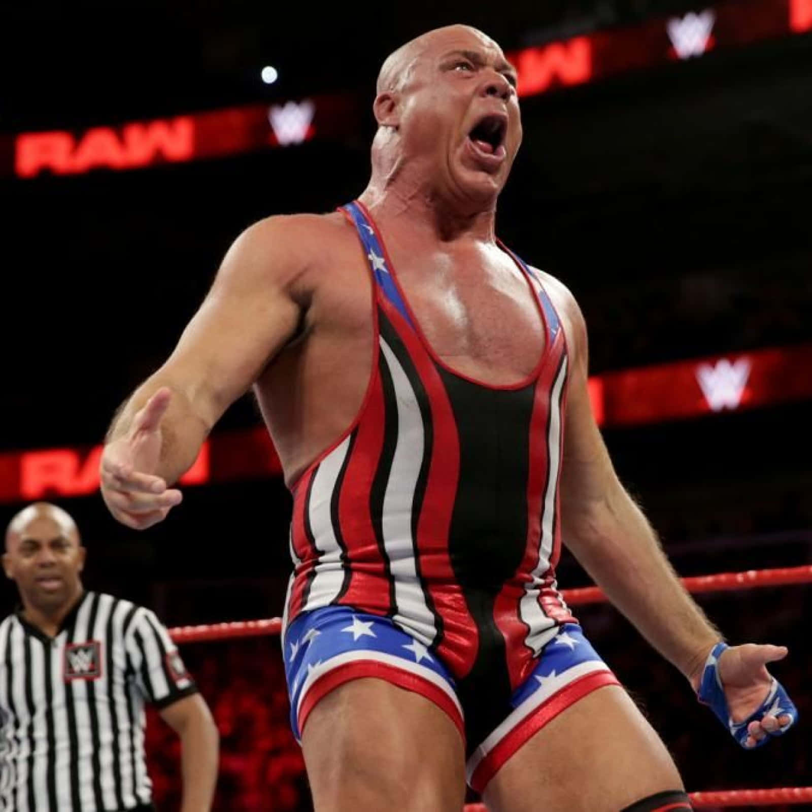 Kurt Angle Against Drew Mcintyre