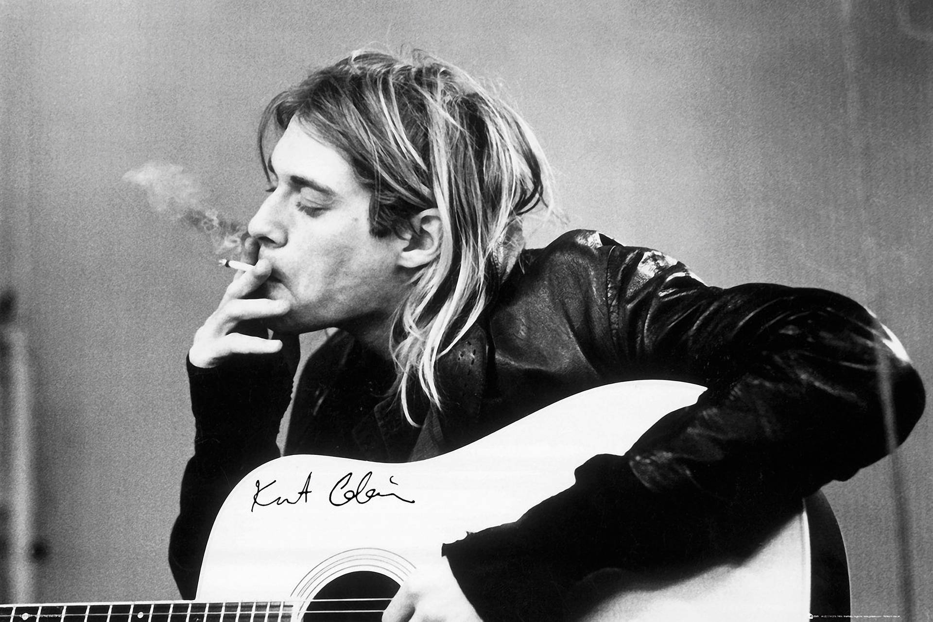 Kurt Cobain Smoking Background