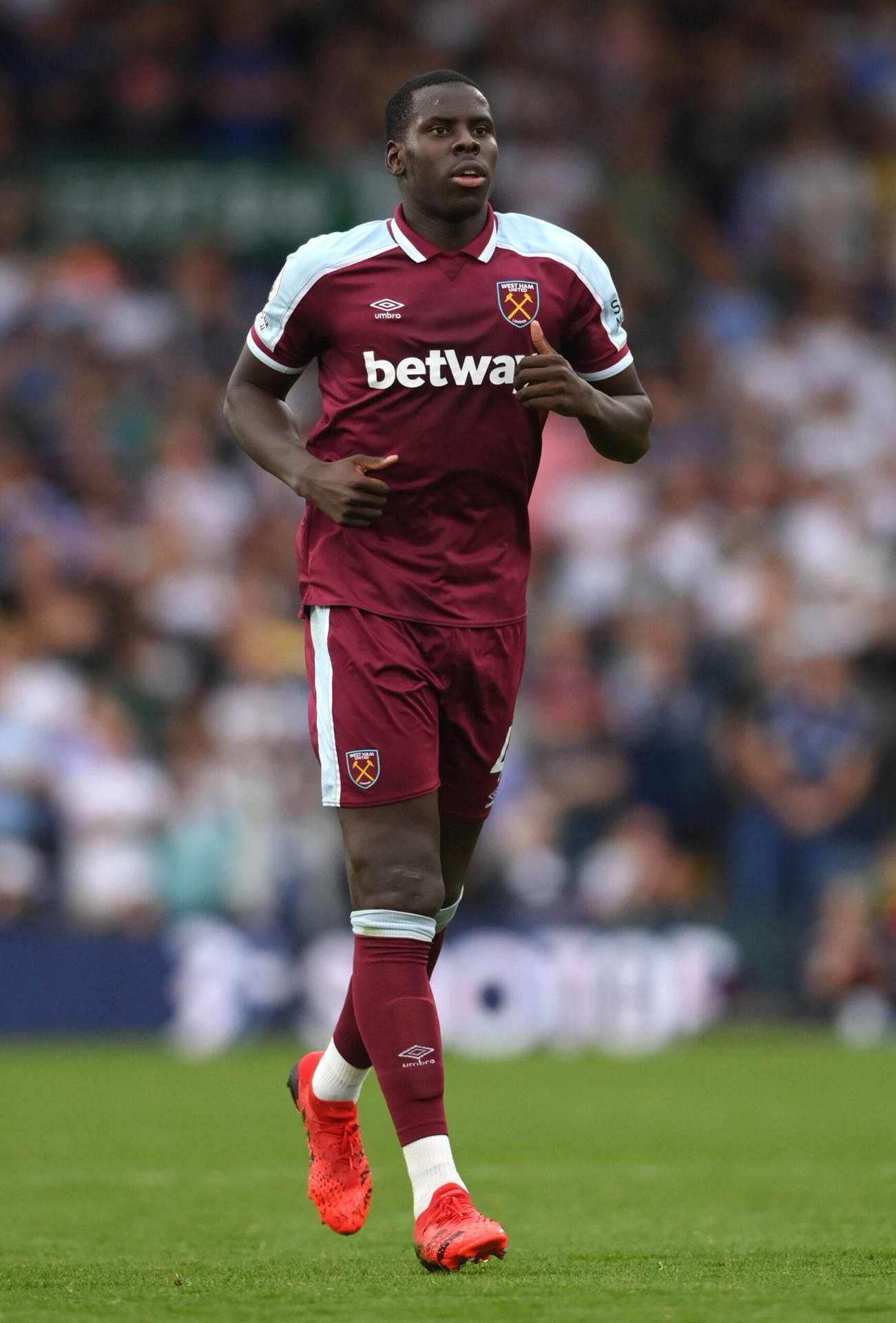 Kurt Zouma Burgundy West Ham Background