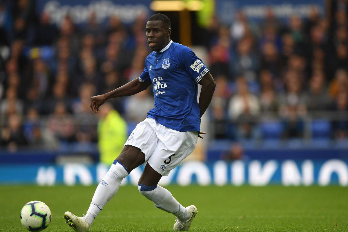 Kurt Zouma Everton Kicking Ball