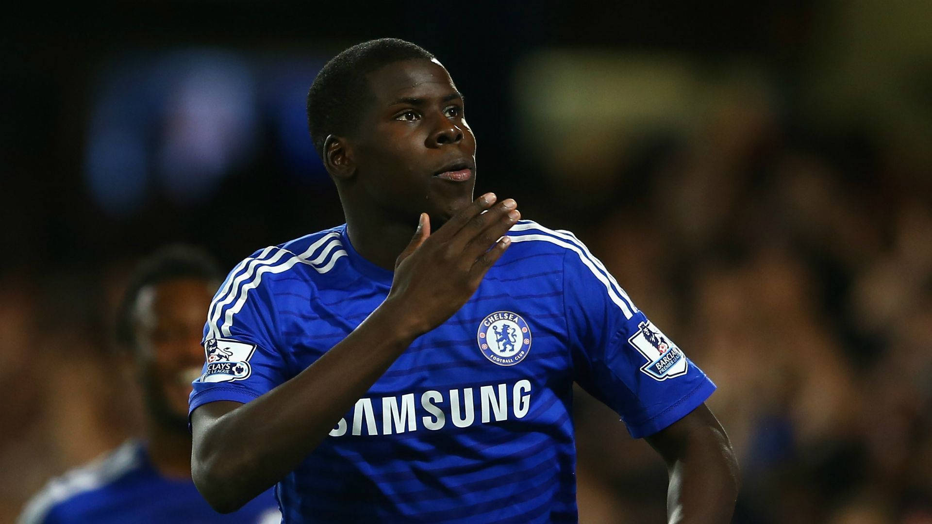 Kurt Zouma Hand Near Chest Background