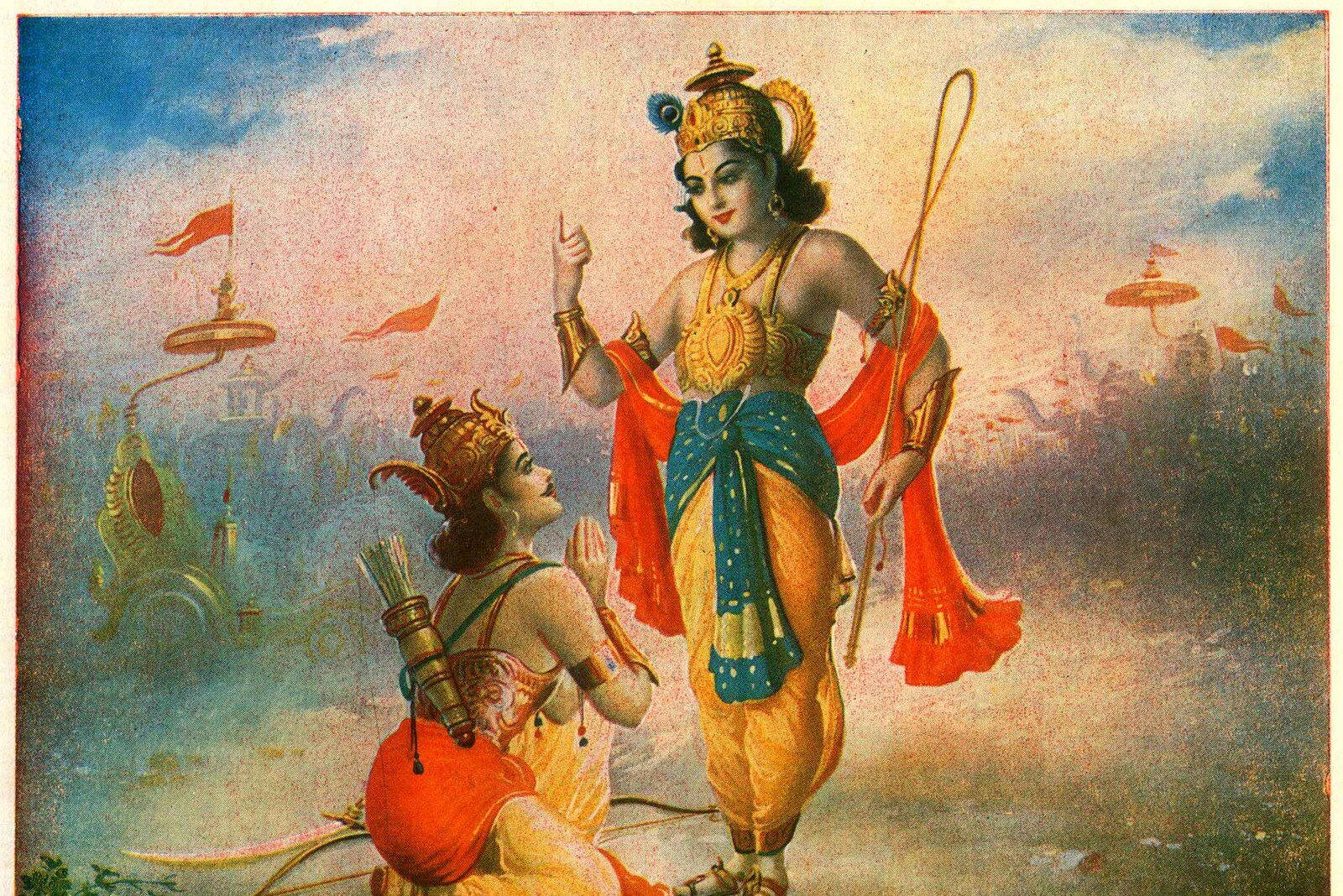 Kurukshetra War From Bhagavad Gita