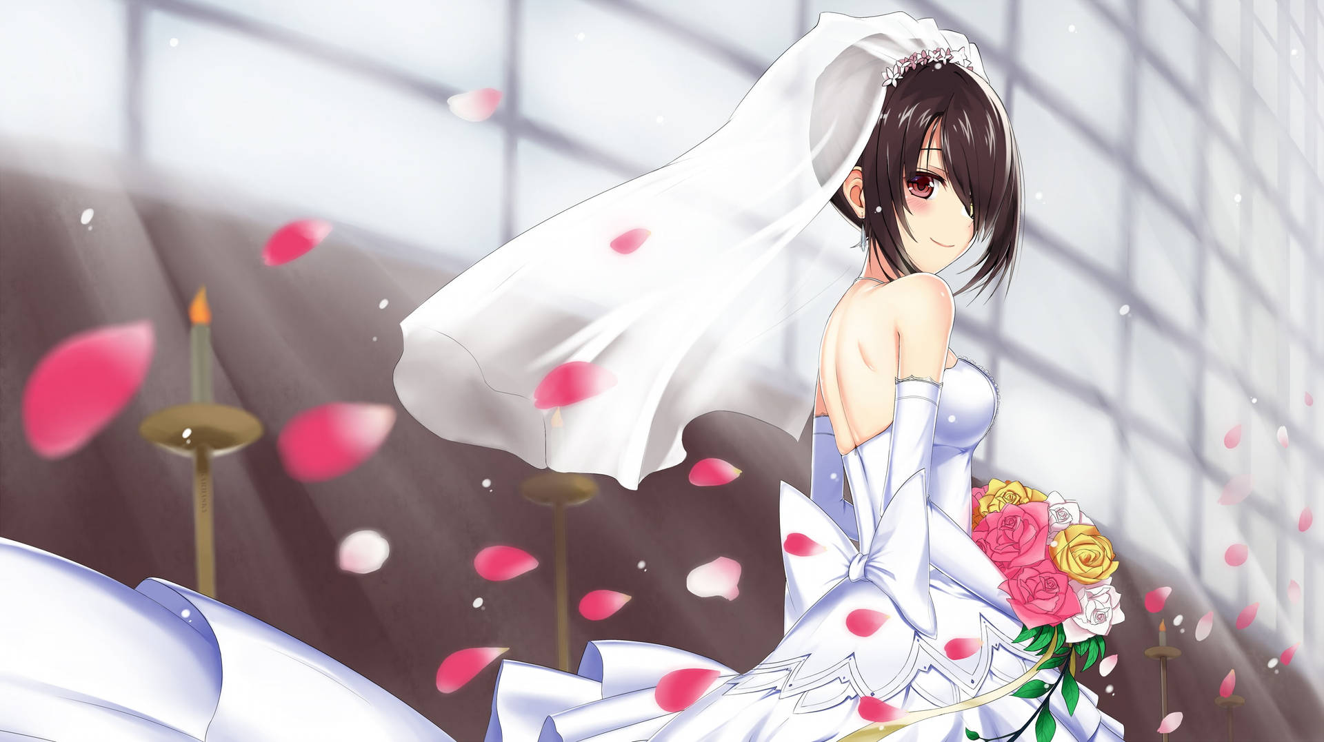 Kurumi Tokisaki Wedding Dress Background