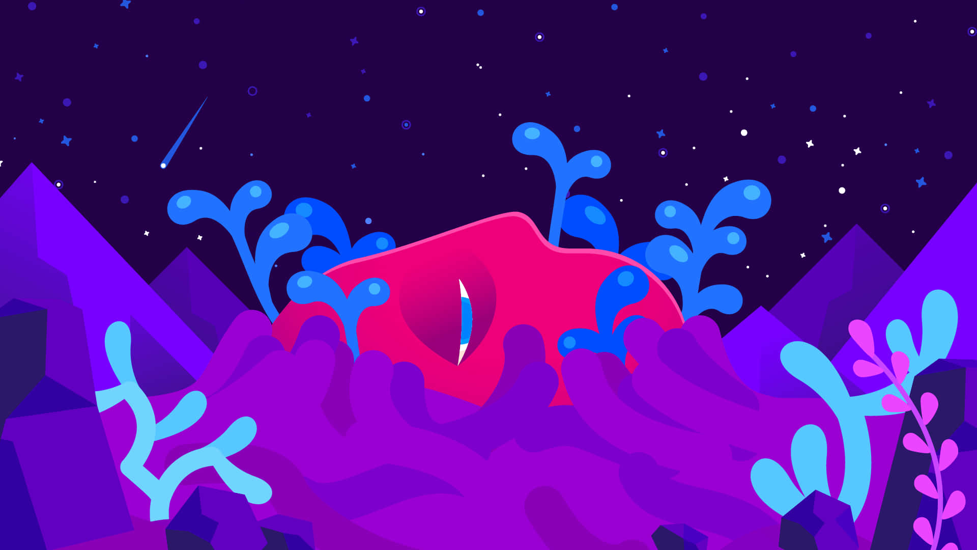 Kurzgesagt Coral Background