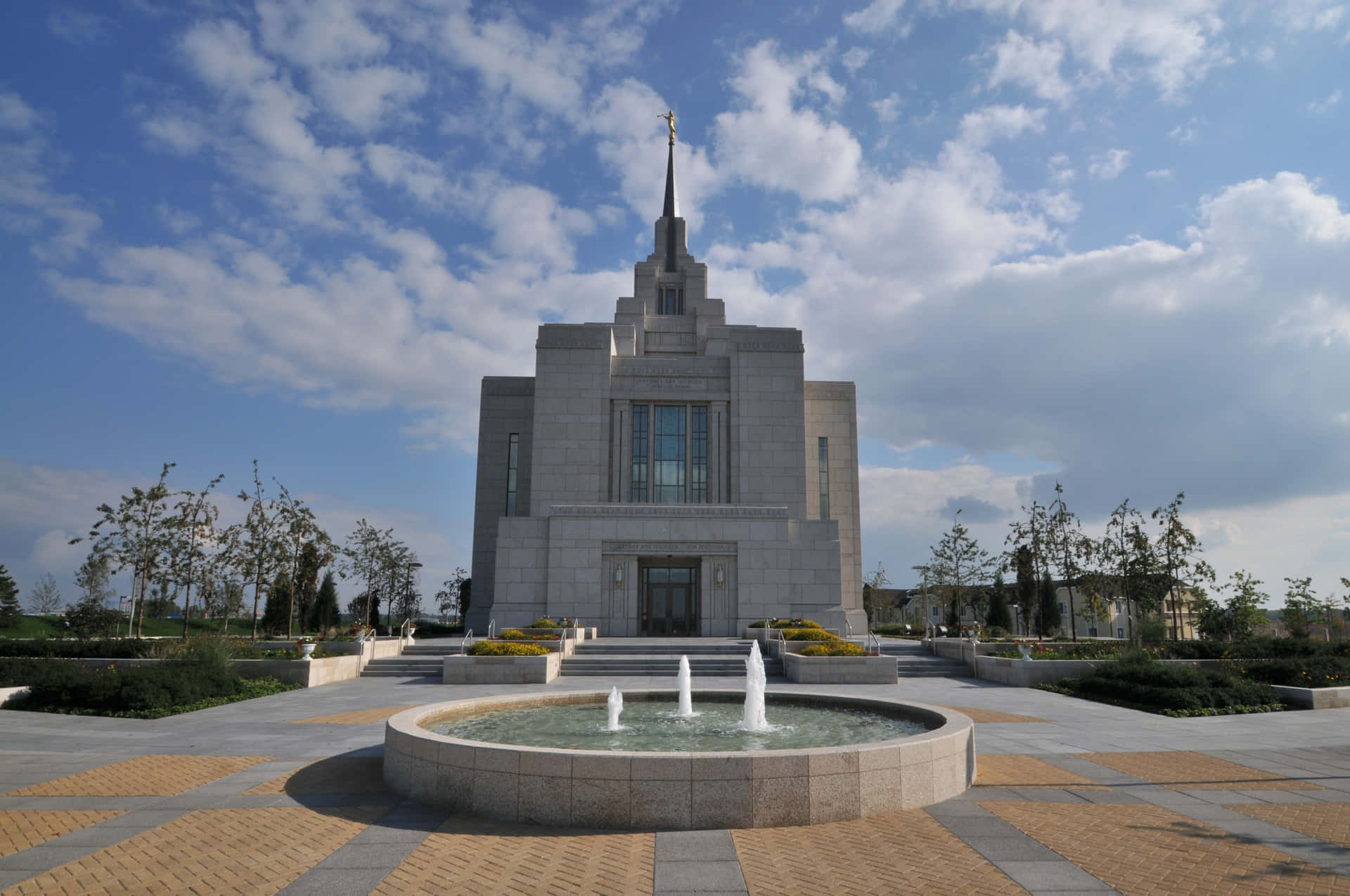 Kyiv Ukraine Mormon Temple Background