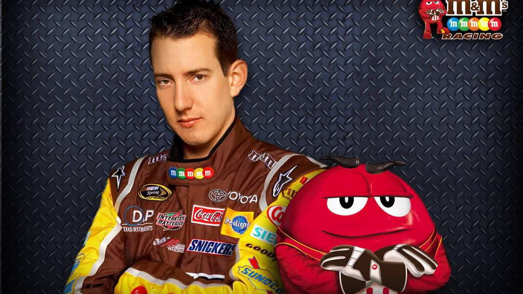 Kyle Busch And M&m's Background