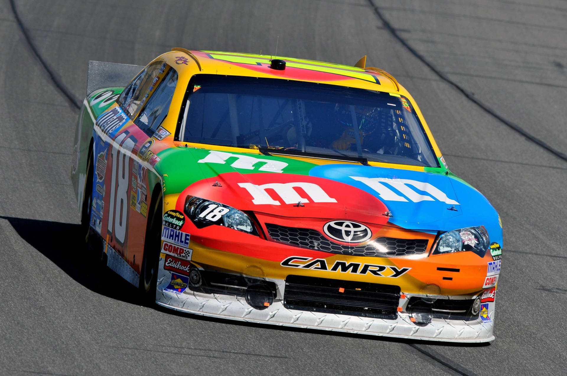 Kyle Busch M&m's Car Front View