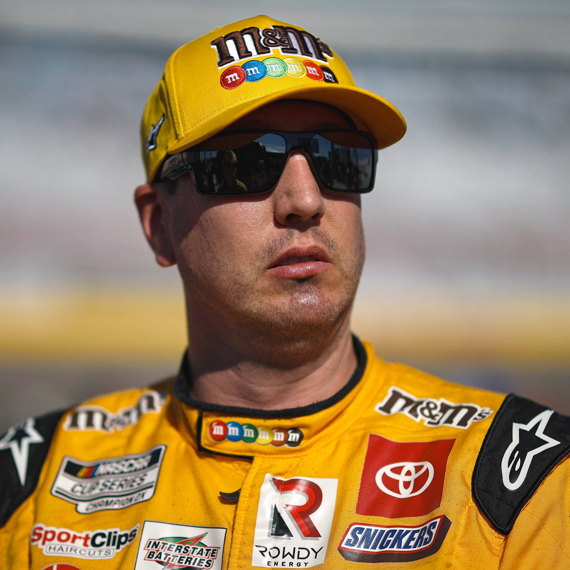 Kyle Busch Portrait Photo Background