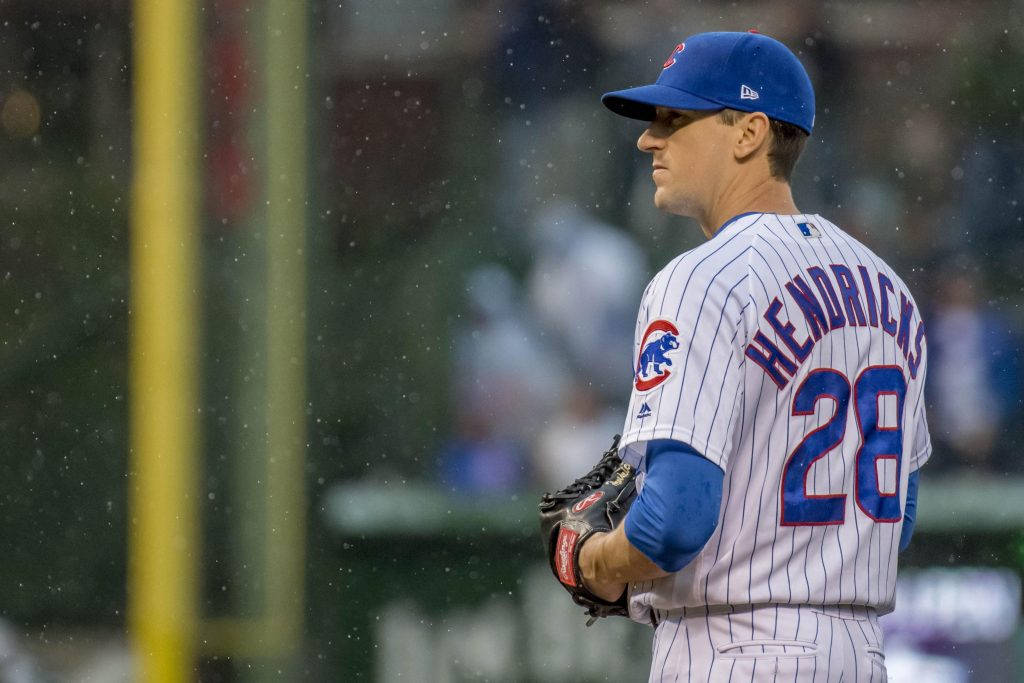 Kyle Hendricks In Windup Position