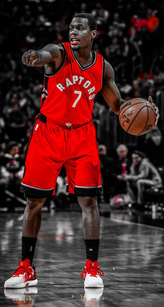 Kyle Lowry Selective Color Background