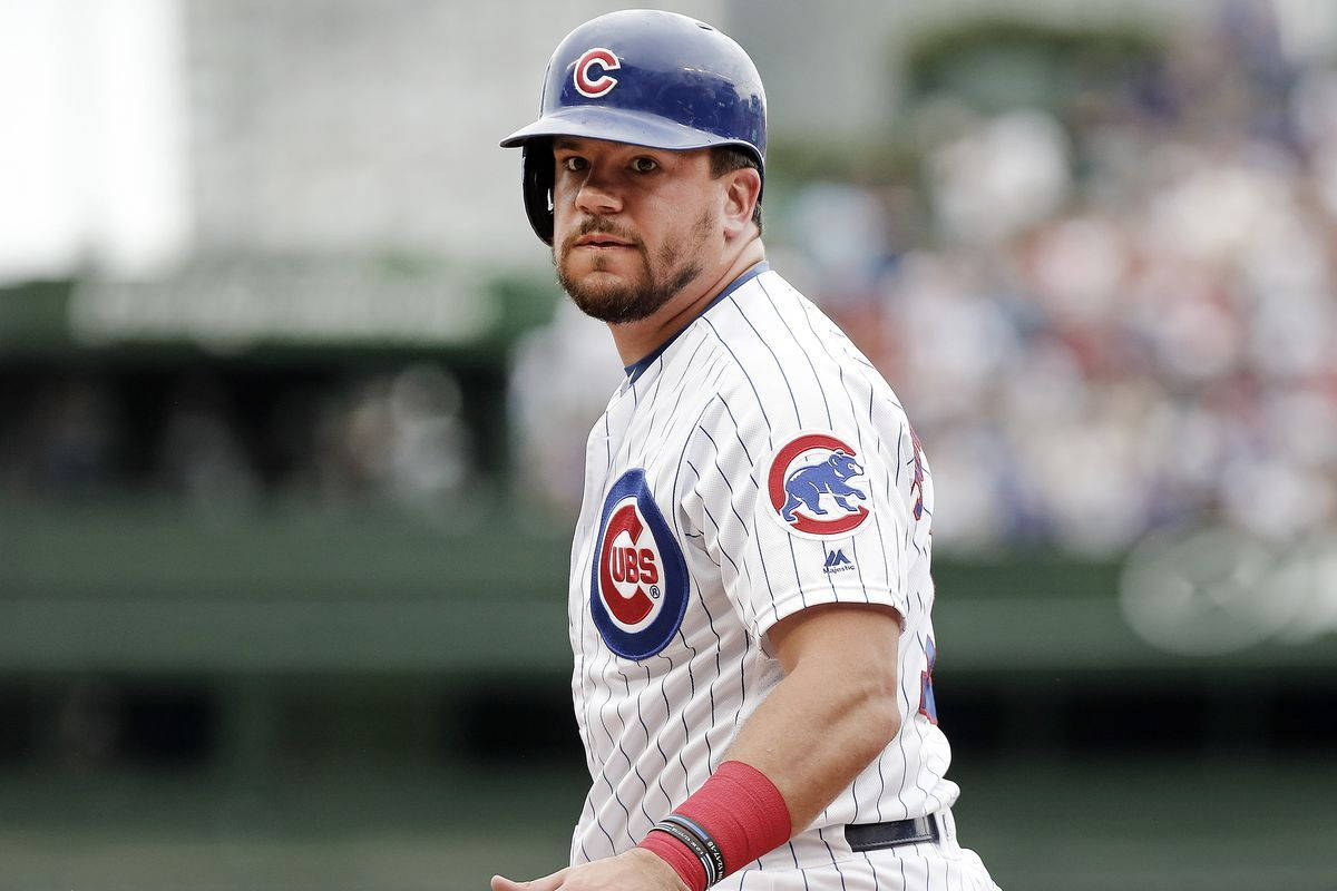 Kyle Schwarber Game Face On Background