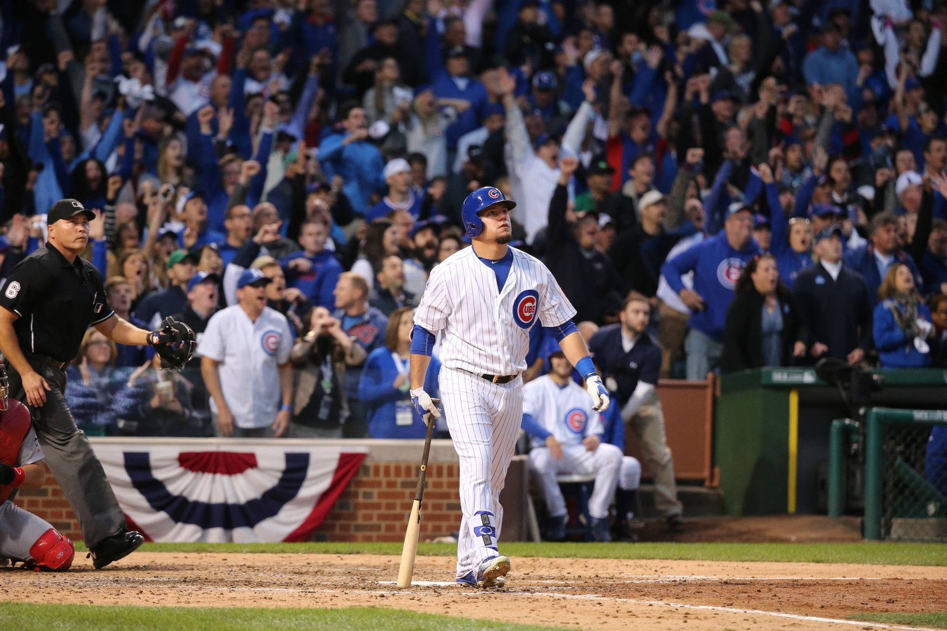 Kyle Schwarber Walking In The Field