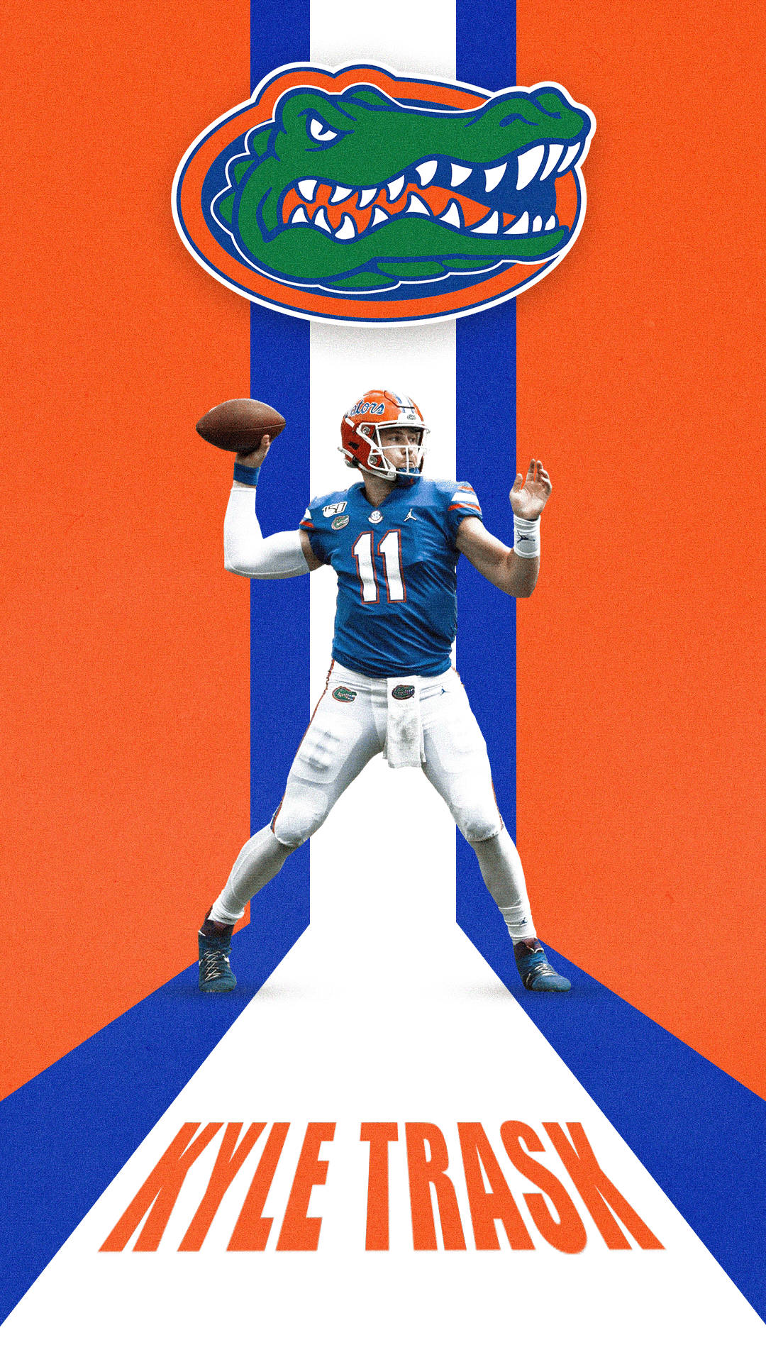 Kyle Trask Of Florida Gators Background