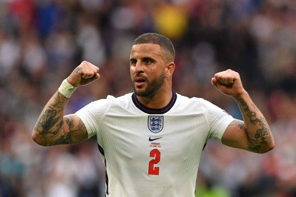 Kyle Walker Arm Flex Background