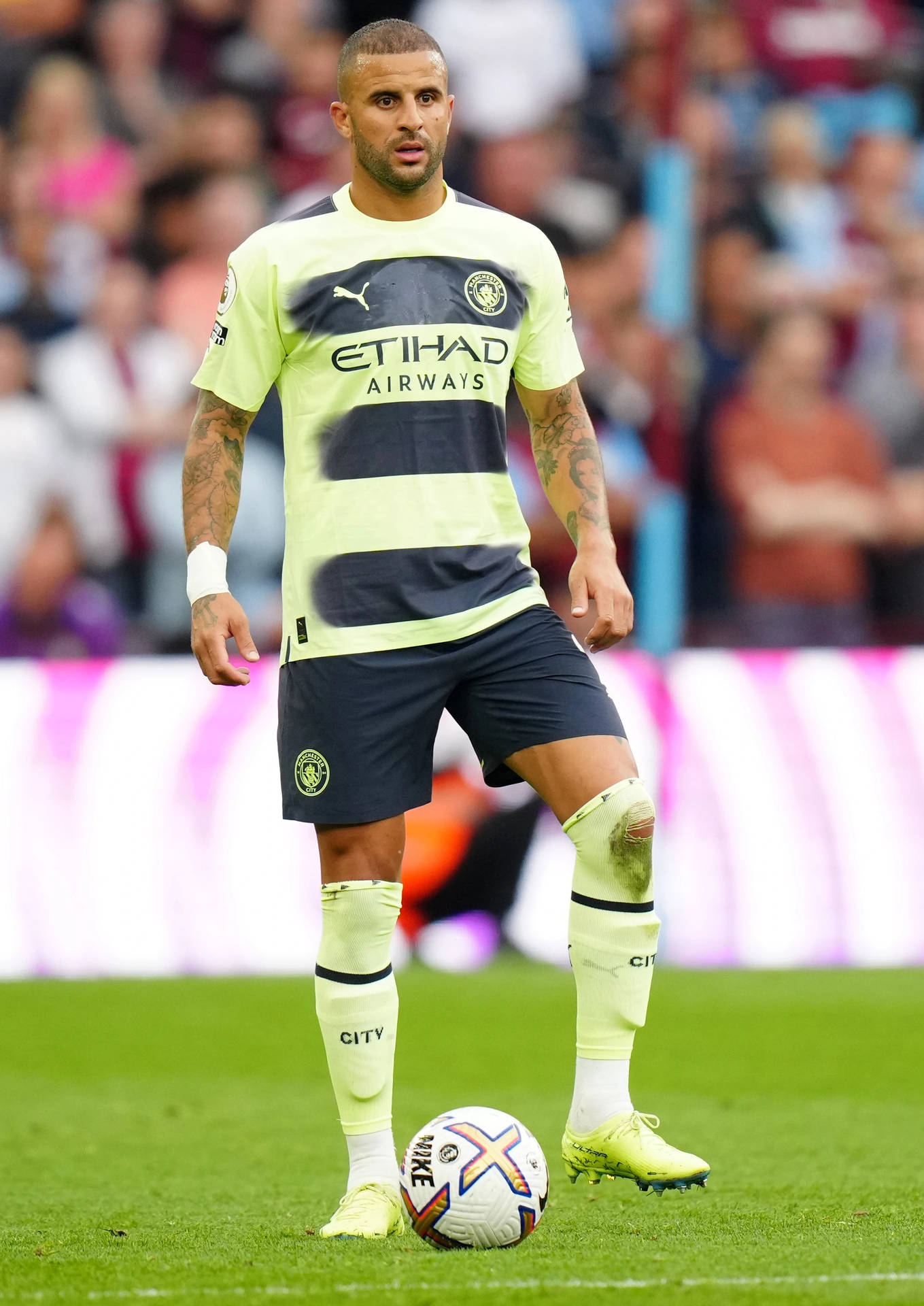 Kyle Walker Green Manchester City Jersey